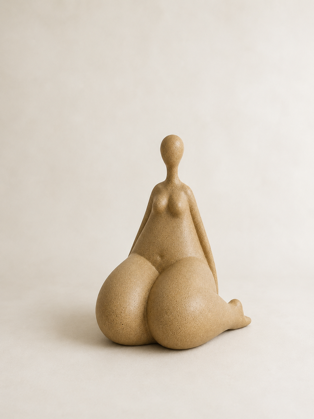 Escultura Mulher Sentada